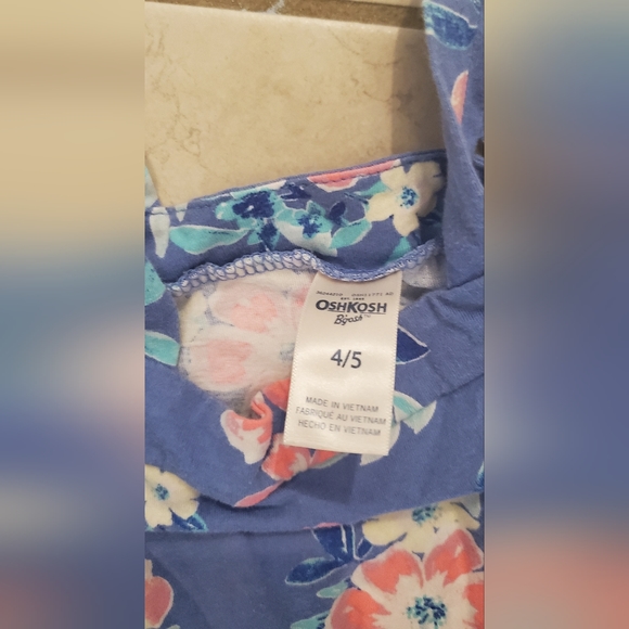 Oshkosh off the shoulder dress 4/5T - Picture 2 of 2